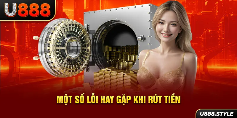 Một số lỗi hay gặp khi rút tiền